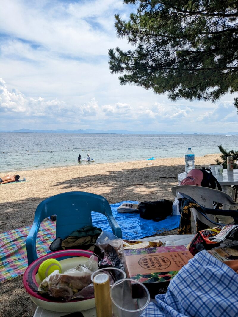 滋賀県近江舞子・琵琶湖