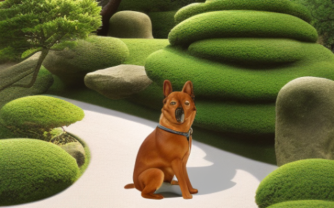 AI画像犬禅ガーデン